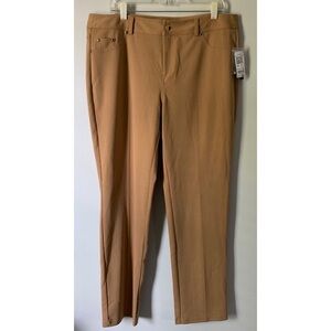 Women’s Grace elements tan khaki career jeggings